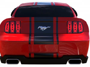 mustang shelby gt 500 3D Model