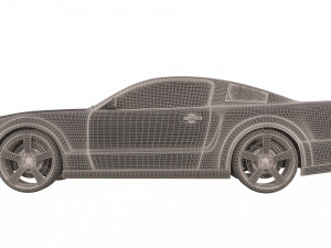 mustang shelby gt 500 Modello 3D