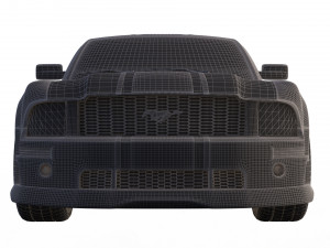 mustang shelby gt 500 Modello 3D