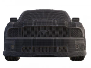 mustang shelby gt 500 3D Model