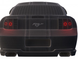 mustang shelby gt 500 Modello 3D