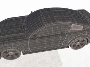 mustang shelby gt 500 Modello 3D