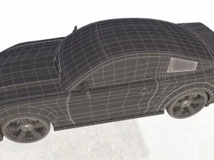 mustang shelby gt 500 3D Model