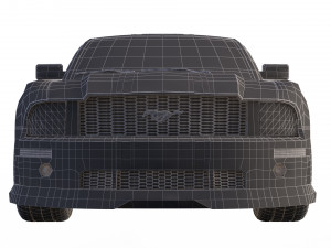 mustang shelby gt 500 Modello 3D