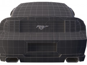 mustang shelby gt 500 Modello 3D