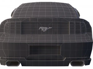 mustang shelby gt 500 3D Model