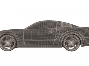 mustang shelby gt 500 Modello 3D