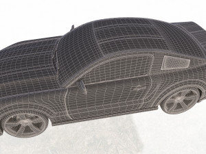 mustang shelby gt 500 Modello 3D