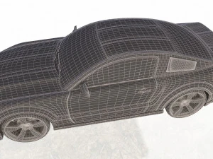 mustang shelby gt 500 3D Model
