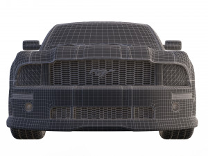 mustang shelby gt 500 Modello 3D