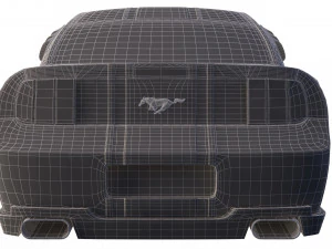 mustang shelby gt 500 3D Model