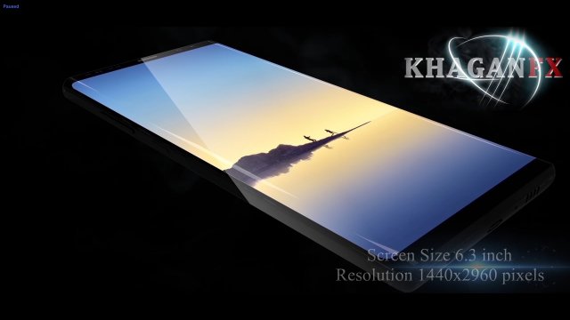 samsung galaxy note 8 3D Model .c4d .max .obj .3ds .fbx .stl .blend 