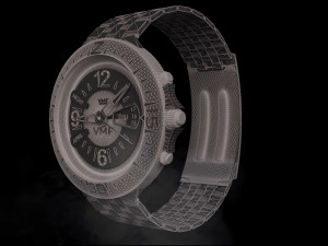 watch clock tissot vmf Model 3D