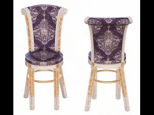 kursi bar klasik Model 3D