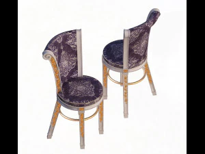 bar stool classic 3D Model