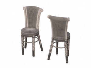 bar stool classic Model 3D