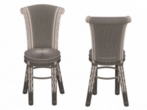 bar stool classic 3D Model