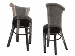 bar stool classic Model 3D