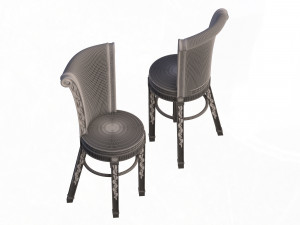 bar stool classic Model 3D