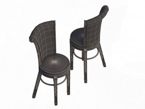 bar stool classic Model 3D