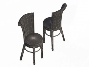 bar stool classic 3D Model