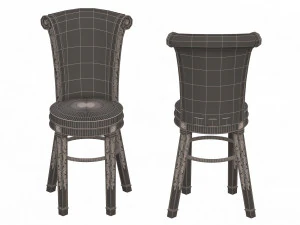 bar stool classic 3D Model