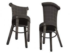 bar stool classic Model 3D
