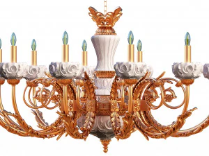 classic chandelier sw 3D Model