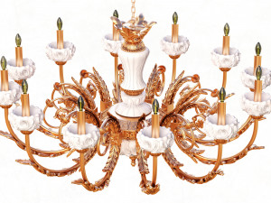 classic chandelier sw Modelo 3D