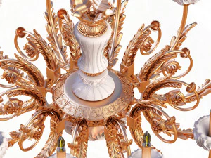 classic chandelier sw 3D Model