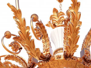 classic chandelier sw 3D Model