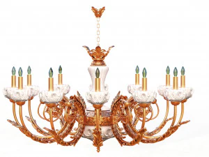 classic chandelier sw 3D Model