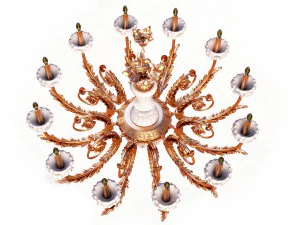 classic chandelier sw 3D Model