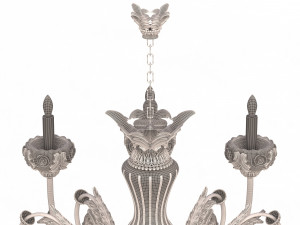 classic chandelier sw Modelo 3D