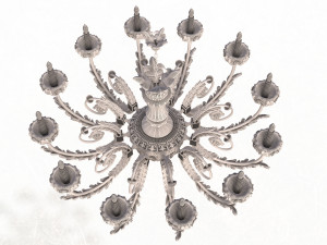 classic chandelier sw Modelo 3D