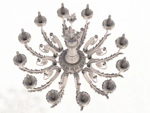 classic chandelier sw 3D Model