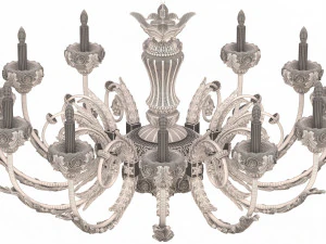 classic chandelier sw 3D Model