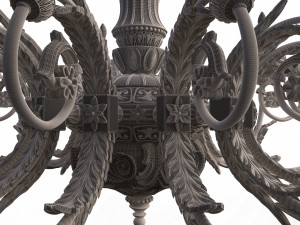 classic chandelier sw Modelo 3D