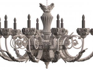 classic chandelier sw Modelo 3D