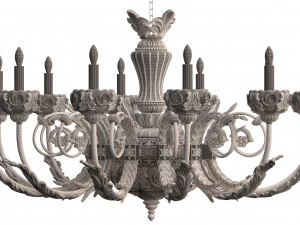 classic chandelier sw 3D Model