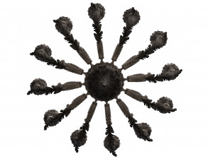 classic chandelier sw Modelo 3D