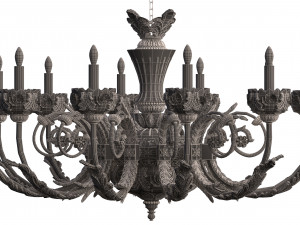 classic chandelier sw Modelo 3D