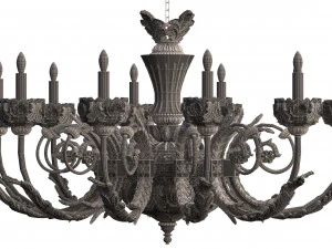 classic chandelier sw 3D Model