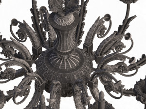 classic chandelier sw Modelo 3D