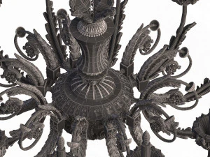 classic chandelier sw 3D Model