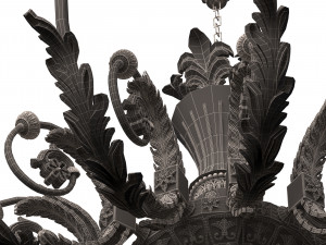 classic chandelier sw Modelo 3D