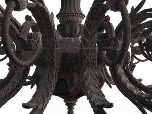classic chandelier sw Modelo 3D