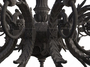 classic chandelier sw 3D Model