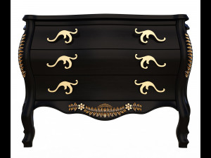 classic comode furniture design afaq 3D Model