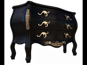 classic comode furniture design afaq 3D Model